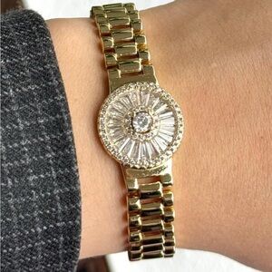 Women’s link bracelet 14k plated